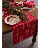 Holly Berry Plaid Table Runner