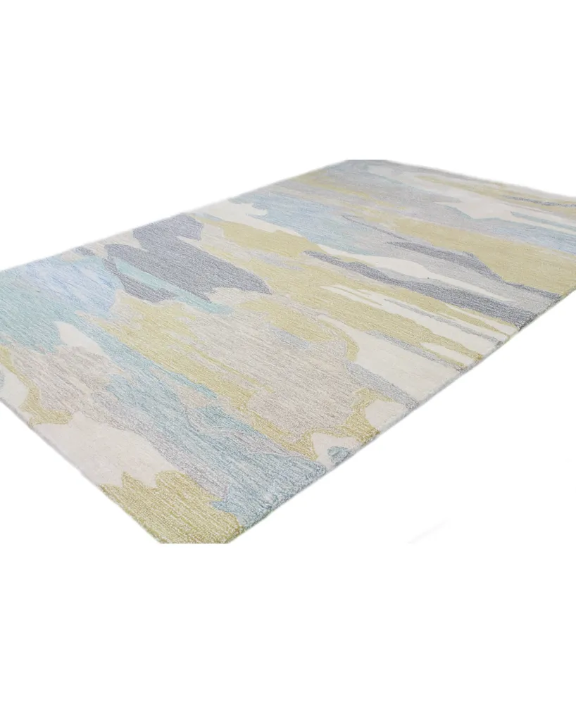 Bb Rugs Elements Elm-225 Multi 2'6" x 8' Runner Area Rug