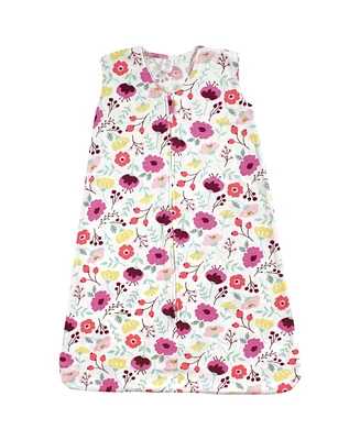 Touched by Nature Baby Girls Organic Cotton Sleeveless Wearable Sleeping Bag, Sack, Blanket