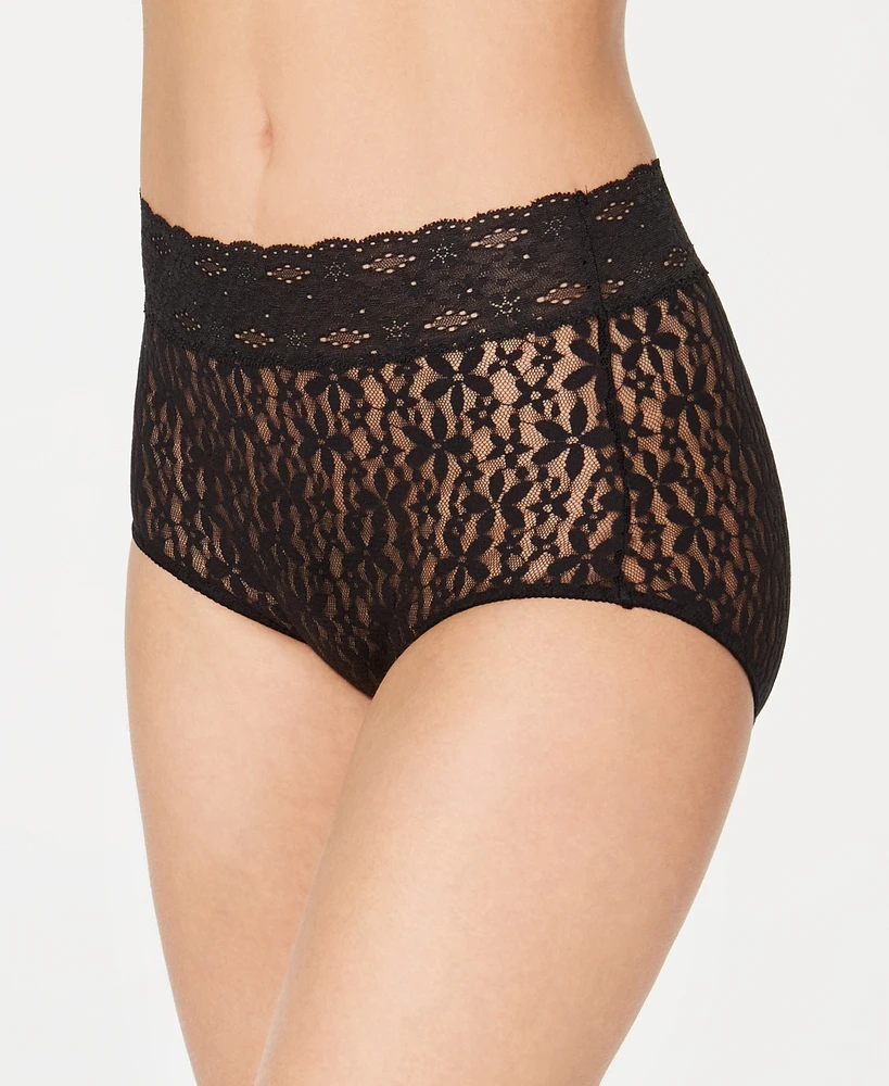 Wacoal Women's Flower-Lace Brief Lingerie 870405