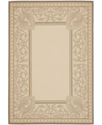 Safavieh Courtyard CY7514 Beige and Dark Beige 5'3" x 7'7" Outdoor Area Rug