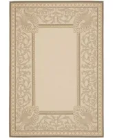 Safavieh Courtyard CY7514 Beige and Dark Beige 5'3" x 7'7" Outdoor Area Rug