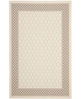 Safavieh Courtyard CY7933 Beige and Dark Beige 8' x 11' Outdoor Area Rug