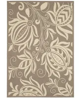 Safavieh Courtyard CY2961 Natural and 2'3" x 10' Runner Outdoor Area Rug