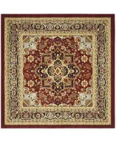 Safavieh Lyndhurst LNH330 and Red 8' x 8' Square Area Rug