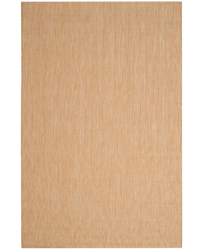 Safavieh Courtyard CY8022 Natural and Cream 6'7" x 9'6" Sisal Weave Outdoor Area Rug