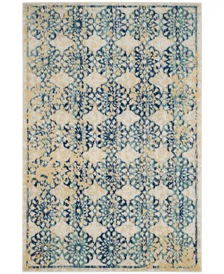 Safavieh Evoke EVK262 Ivory and Blue 10' x 14' Area Rug