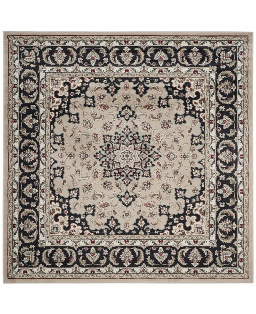 Safavieh Lyndhurst LNH336 Cream and Anthracite 7' x 7' Square Area Rug