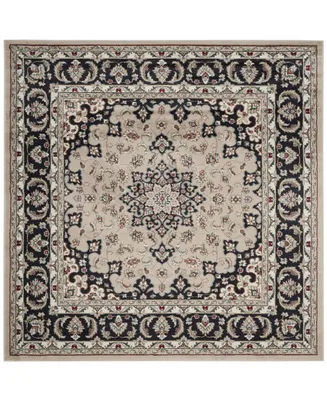 Safavieh Lyndhurst LNH336 Cream and Anthracite 7' x 7' Square Area Rug