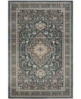 Safavieh Lyndhurst LNH338 Teal and Gray 8' x 10' Area Rug