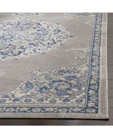 Safavieh Brentwood BNT867 Light Gray and Blue 5'3" x 7'6" Area Rug