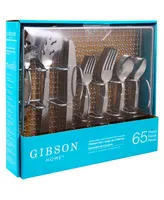 Prato 65 Piece Flatware Set with Wire Caddy - Silver