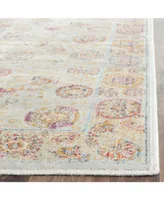 Safavieh Sevilla SEV812 Silver and Multi 2'1" x 8' Area Rug