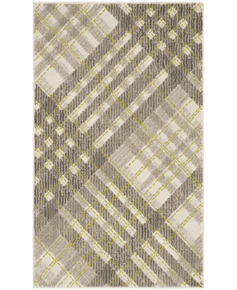 Safavieh Porcello PRL7694 Gray and Dark Gray 3' x 5' Area Rug