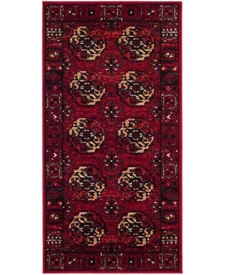 Safavieh Vintage Hamadan VTH212 Red and Multi 2'2" x 4' Area Rug