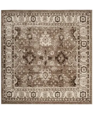 Safavieh Vintage Hamadan Taupe 5'3" x 5'3" Square Area Rug