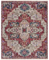 Safavieh Nirvana NVA132 Creme and Red 8' x 10' Area Rug