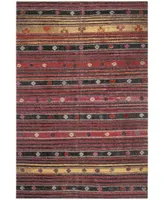 Safavieh Montage MTG217 Rust and Multi 2'3" x 8' Runner Outdoor Area Rug