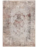 Safavieh Winston WNT351 Gray and Rust 4' x 6' Area Rug