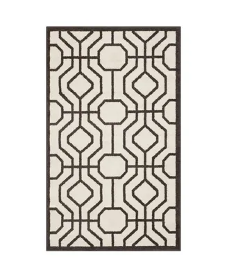 Safavieh Amherst AMT416 Ivory and Brown 3' x 5' Area Rug