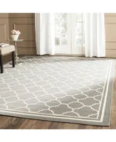 Safavieh Courtyard CY6918 Anthracite and Beige 8' x 11' Sisal Weave Outdoor Area Rug