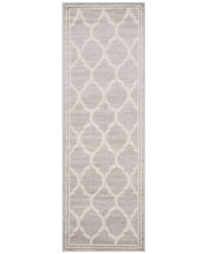 Safavieh Amherst AMT415 Light Grey and 2'3" x 7' Runner Area Rug