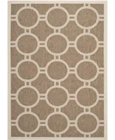 Safavieh Courtyard CY6924 and Bone 5'3" x 7'7" Sisal Weave Outdoor Area Rug