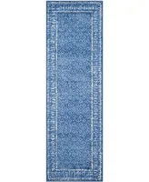 Safavieh Adirondack Light Blue and Dark Blue 2'6" x 8' Runner Area Rug