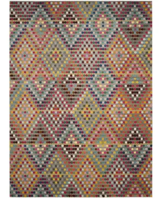 Safavieh Monaco MNC204 Multi and Beige 8' x 11' Area Rug