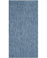 Safavieh Courtyard CY8520 Navy 2'7" x 5' Outdoor Area Rug