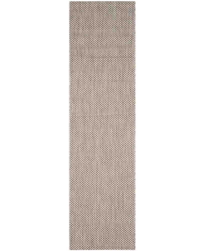 Safavieh Courtyard CY8521 Beige and 2'3" x 8' Sisal Weave Runner Outdoor Area Rug