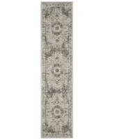 Safavieh Evoke EVK220 Grey and Gold 2'2" x 9' Runner Area Rug