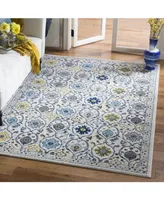 Safavieh Evoke EVK210 Ivory and Blue 5'1" x 7'6" Area Rug