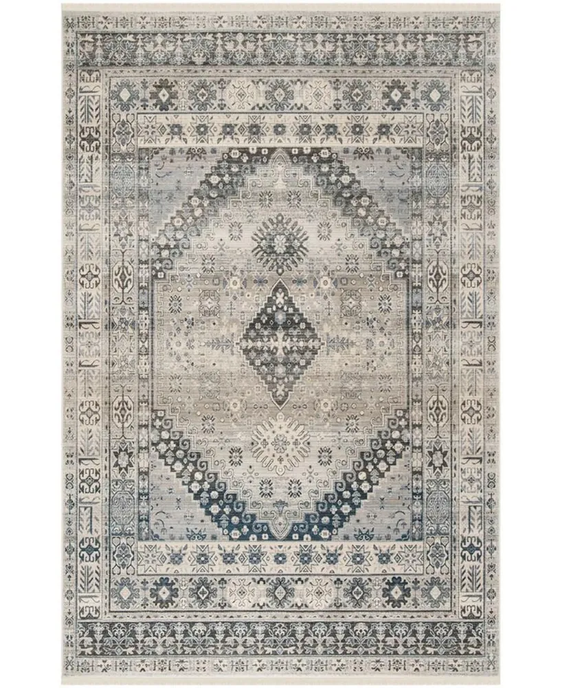 Safavieh Vintage Persian Gray and Blue 6' x 9' Area Rug