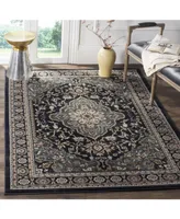 Safavieh Lyndhurst LNH338 Anthracite and Teal 5'3" x 7'6" Area Rug