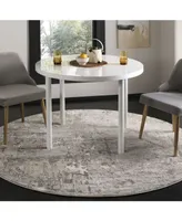 Safavieh Meadow Gray 6'7" x 6'7" Round Area Rug