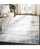 Safavieh Eclipse ECL226 Beige and Blue 6' x 9' Sisal Weave Area Rug