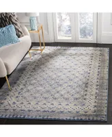 Safavieh Brentwood BNT899 Light Gray and Blue 5'3" x 7'6" Area Rug