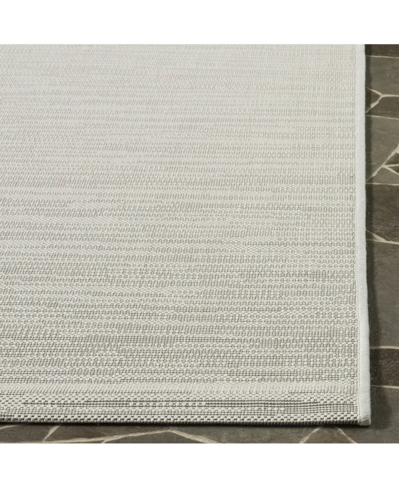 Safavieh Courtyard CY6576 Light Gray 5'3" x 7'7" Sisal Weave Outdoor Area Rug