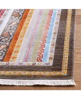 Safavieh Bokhara BOK137 Brown and Yellow 5' x 7'6" Area Rug