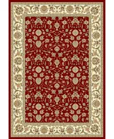 Safavieh Lyndhurst LNH312 Red and Ivory 5'3" x 7'6" Area Rug