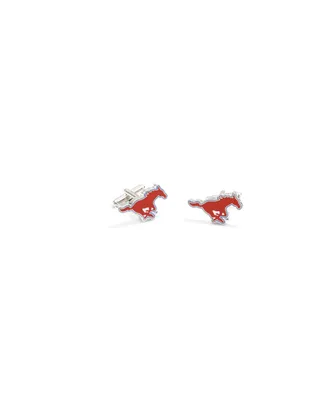 Smu Mustangs Cufflinks