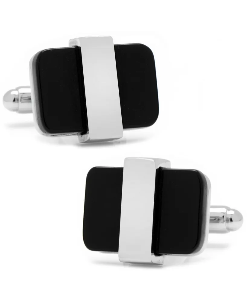 Wrapped Onyx Cufflinks