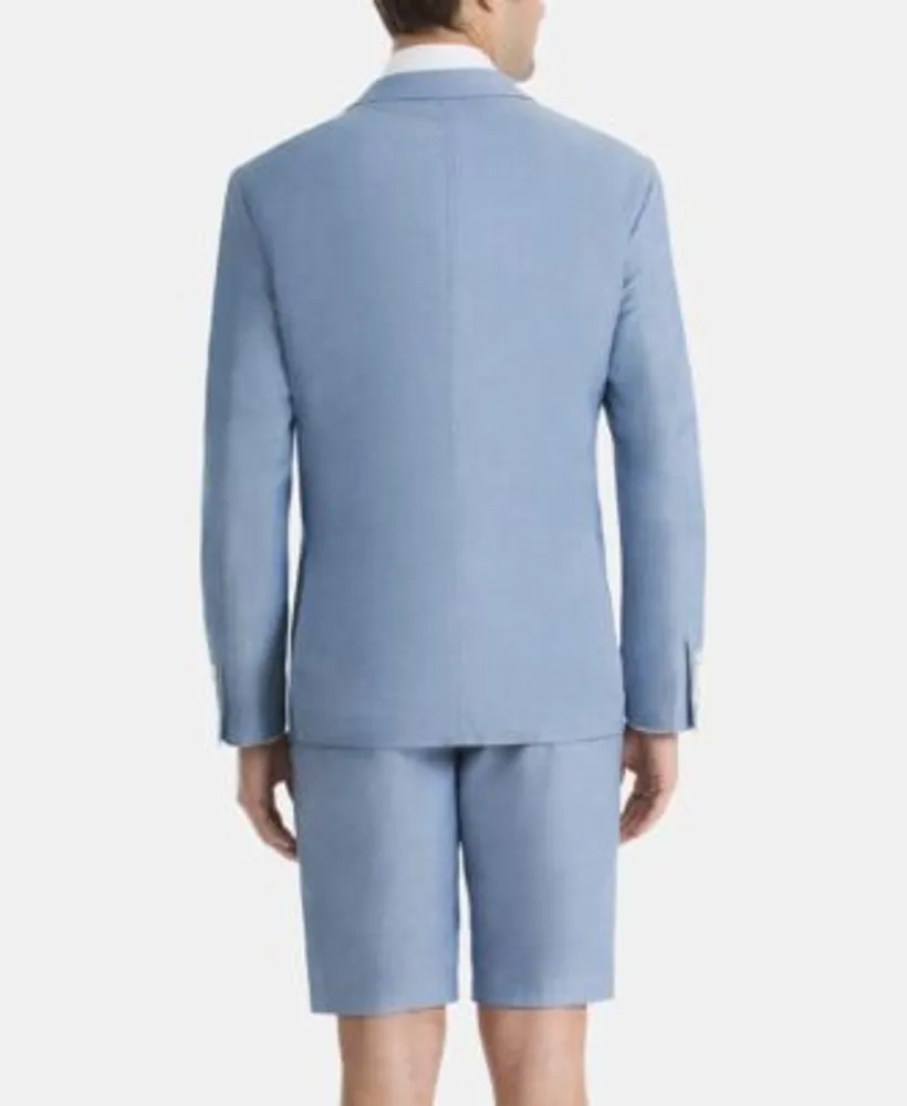Lauren Ralph Lauren Mens Ultraflex Classic Fit Chambray Suit Separates
