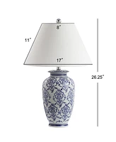 Jonathan Y Juliana Chinoiserie Ceramic Led Table Lamp