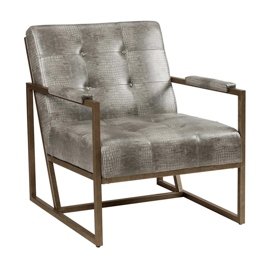 York Tufted Lounge Armchair