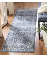 Safavieh Charleston CHL411 Navy and Creme 2' x 8' Runner Area Rug