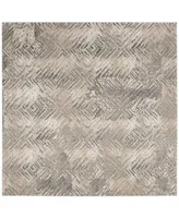 Safavieh Meadow MDW338 Ivory and Gray 6'7" x 6'7" Square Area Rug