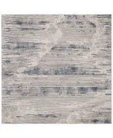 Safavieh Meadow MDW183 Gray and Ivory 6'7" x 6'7" Square Area Rug