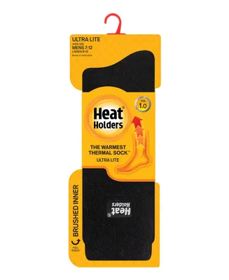 Heat Holders Men's Ultra Lite Solid Thermal Socks